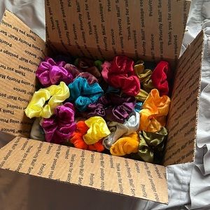 Box of scrunchies never used